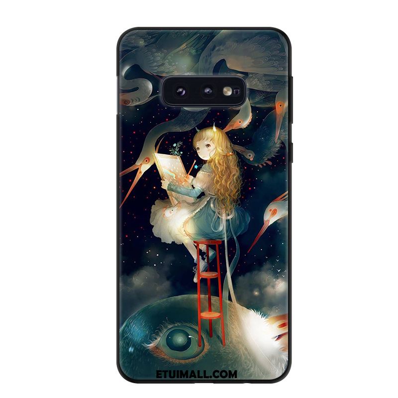 Etui Samsung Galaxy S10e Vintage Ochraniacz Czerwony Nubuku Osobowość Obudowa Tanie