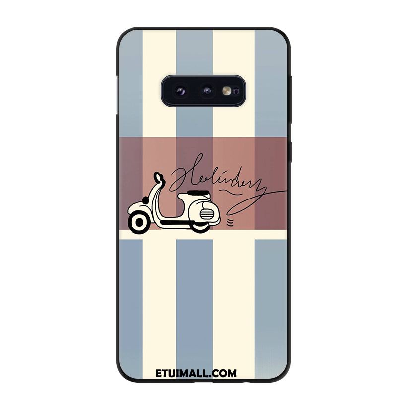 Etui Samsung Galaxy S10e Vintage Ochraniacz Czerwony Nubuku Osobowość Obudowa Tanie