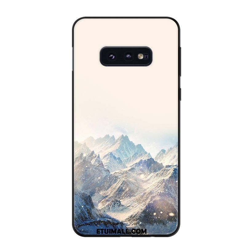 Etui Samsung Galaxy S10e Vintage Ochraniacz Czerwony Nubuku Osobowość Obudowa Tanie