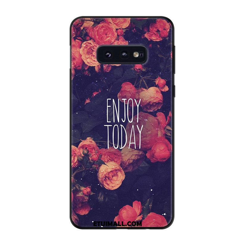 Etui Samsung Galaxy S10e Vintage Ochraniacz Czerwony Nubuku Osobowość Obudowa Tanie