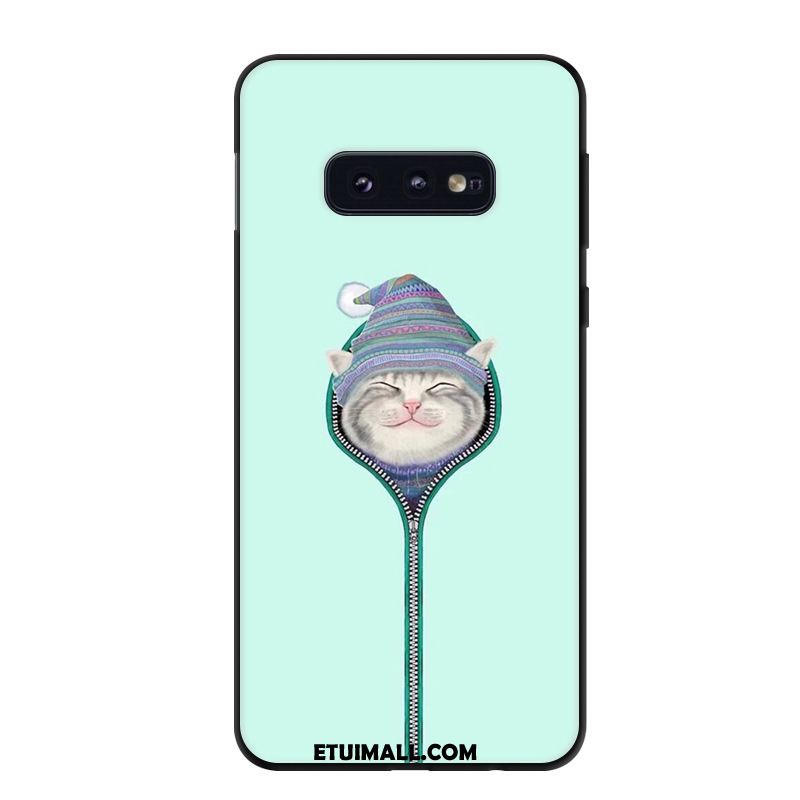 Etui Samsung Galaxy S10e Vintage Ochraniacz Czerwony Nubuku Osobowość Obudowa Tanie