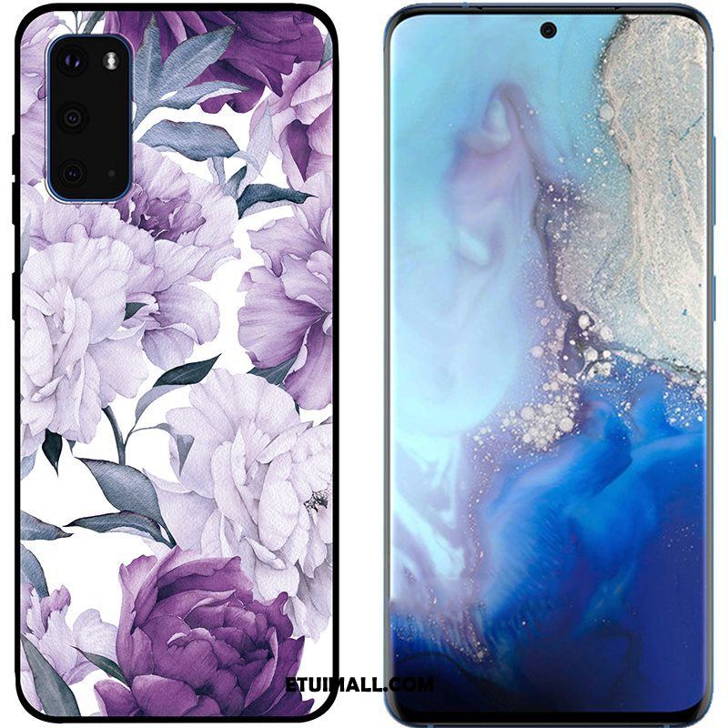 Etui Samsung Galaxy S20 Gwiazda Nubuku Czarny Purpurowy Modna Marka Obudowa Sprzedam