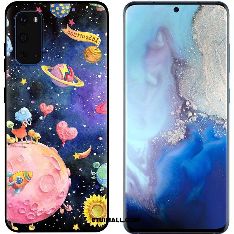 Etui Samsung Galaxy S20 Gwiazda Nubuku Czarny Purpurowy Modna Marka Obudowa Sprzedam