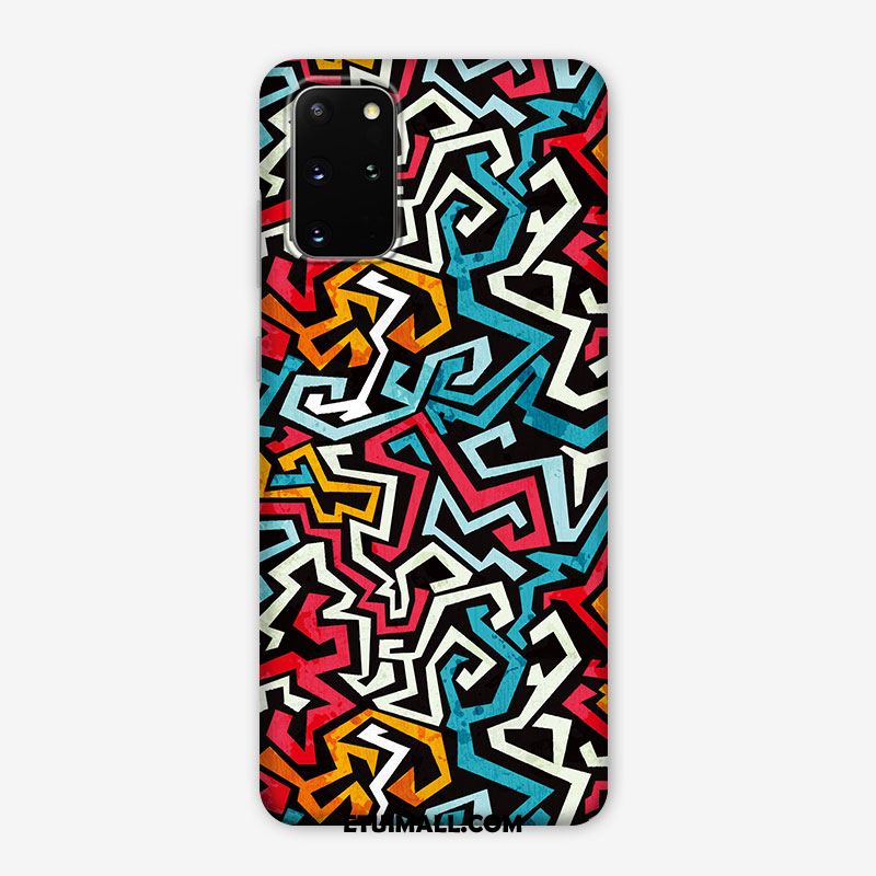 Etui Samsung Galaxy S20+ Kolor Anti-fall Nubuku Cienkie Wzór Obudowa Online