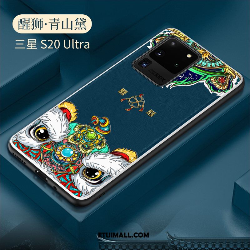 Etui Samsung Galaxy S20 Ultra Telefon Komórkowy Chiński Styl Wzór All Inclusive Czerwony Obudowa Kup