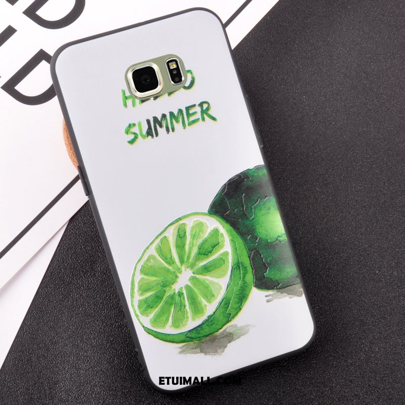 Etui Samsung Galaxy S6 Edge Cytrynowa Gwiazda Silikonowe Zielony Świeży Obudowa Tanie