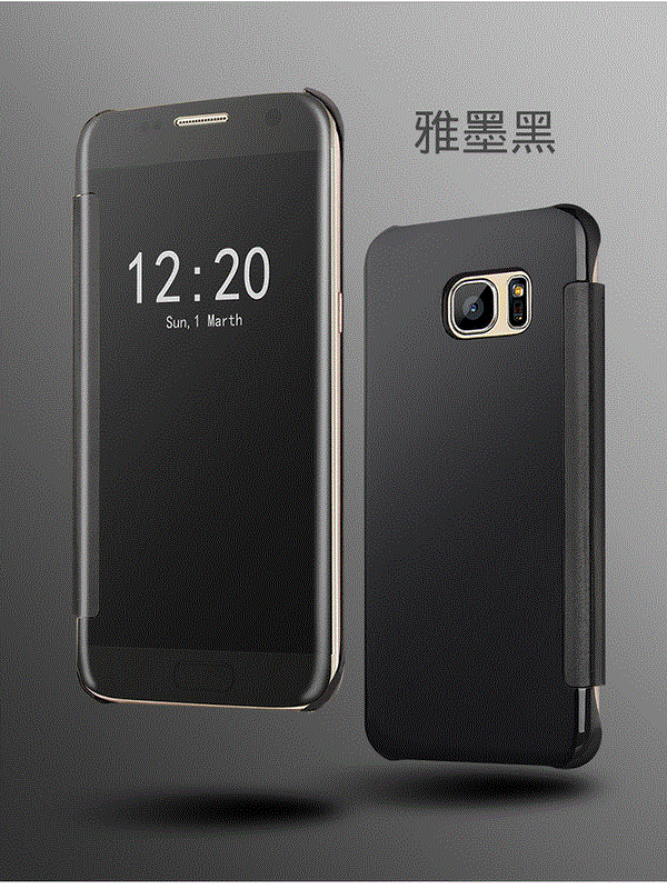 Etui Samsung Galaxy S6 Edge Gwiazda Telefon Komórkowy Skórzany Futerał Akcesoria Złoto Pokrowce Tanie
