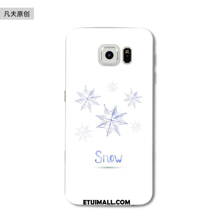 Etui Samsung Galaxy S6 Edge Miękki Boże Narodzenie Niebieski Ochraniacz Telefon Komórkowy Futerał Tanie