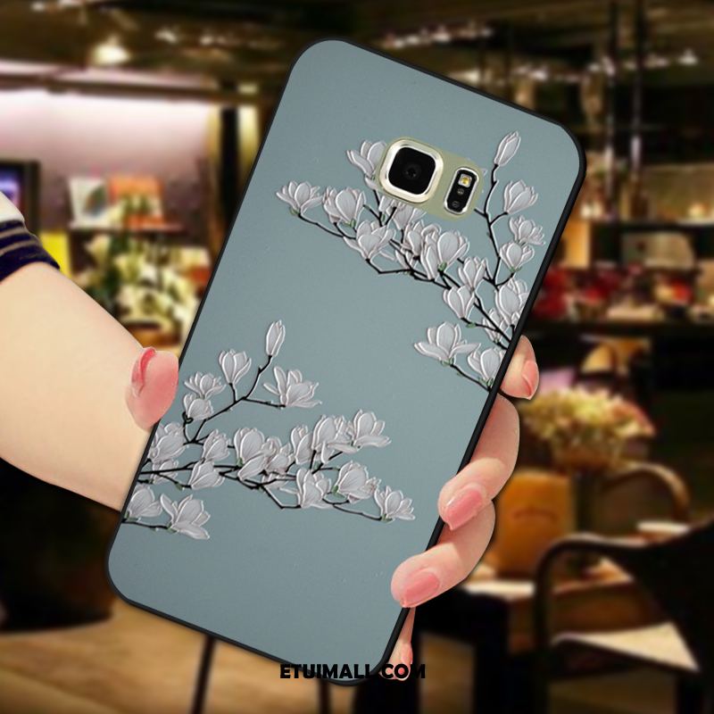 Etui Samsung Galaxy S6 Edge Telefon Komórkowy Gwiazda Niebieski Ochraniacz Płatki Futerał Sklep