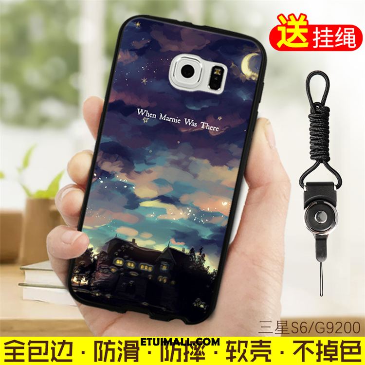 Etui Samsung Galaxy S6 Gwiazda Niebieski Silikonowe Telefon Komórkowy Ochraniacz Futerał Oferta