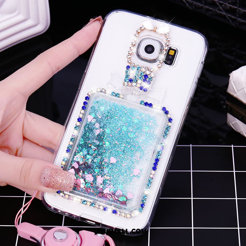 Etui Samsung Galaxy S6 Gwiazda Rhinestone Quicksand Kreatywne Telefon Komórkowy Pokrowce Tanie