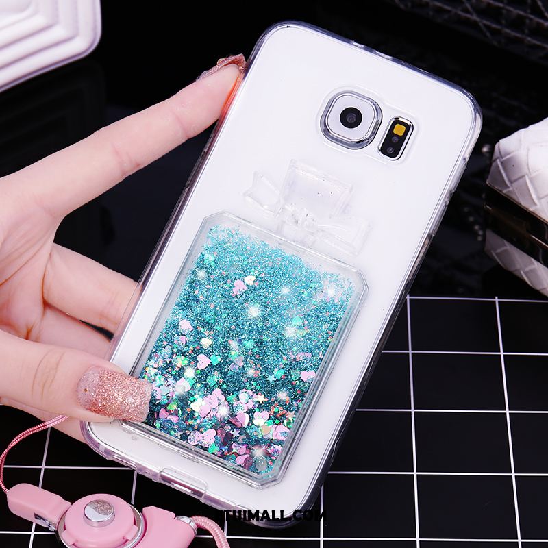 Etui Samsung Galaxy S6 Gwiazda Rhinestone Quicksand Kreatywne Telefon Komórkowy Pokrowce Tanie