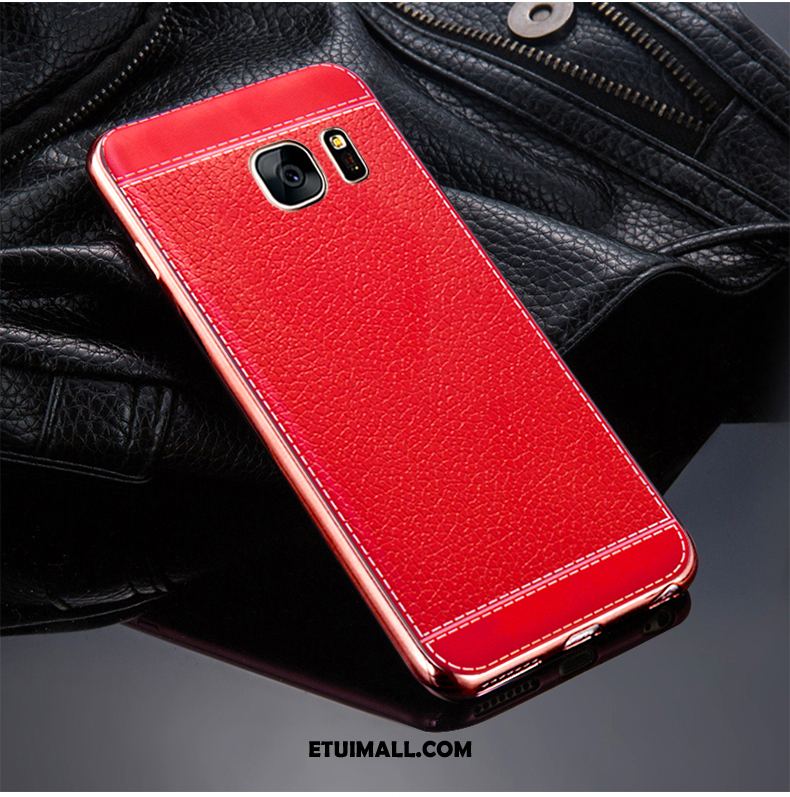 Etui Samsung Galaxy S6 Gwiazda Silikonowe Czerwony Miękki Ochraniacz Pokrowce Sklep