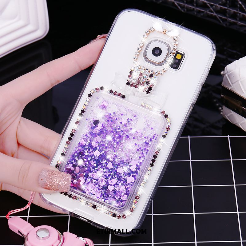 Etui Samsung Galaxy S6 Kreatywne Gwiazda Rhinestone Quicksand Silikonowe Pokrowce Tanie