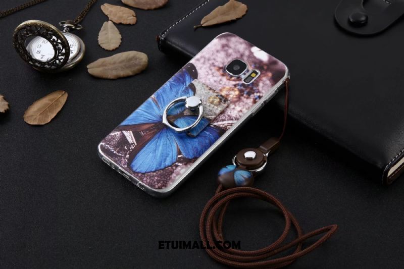 Etui Samsung Galaxy S6 Kreskówka Wspornik Ochraniacz Biały Ring Futerał Sprzedam