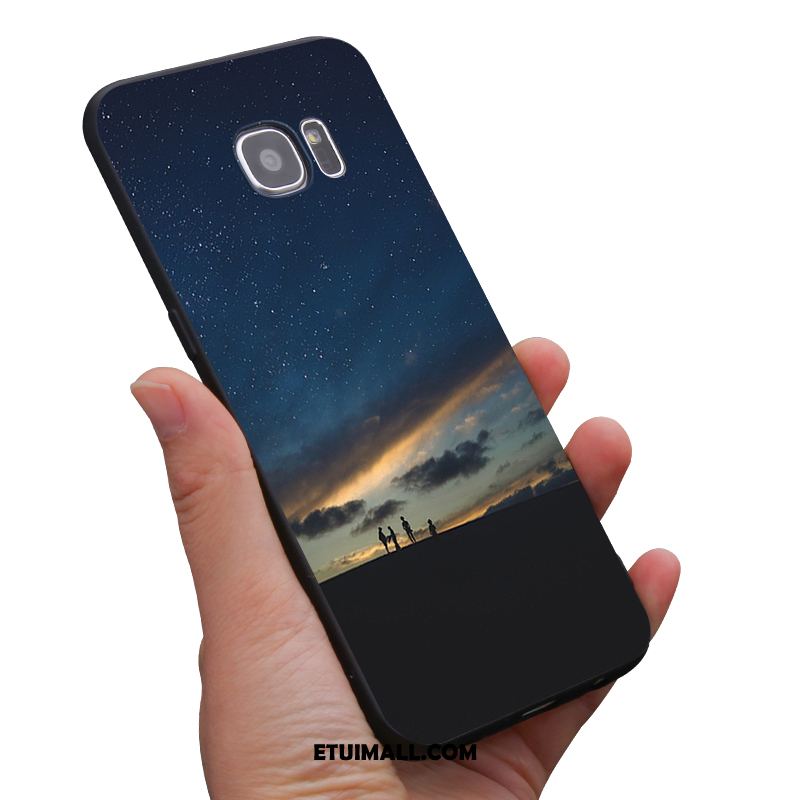 Etui Samsung Galaxy S6 Niebieski Telefon Komórkowy Osobowość Miękki Ochraniacz Futerał Tanie