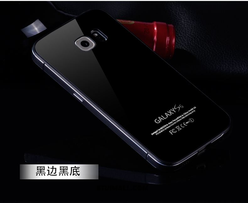 Etui Samsung Galaxy S6 Szary Granica Szkło Hartowane Gwiazda Ochraniacz Pokrowce Kup