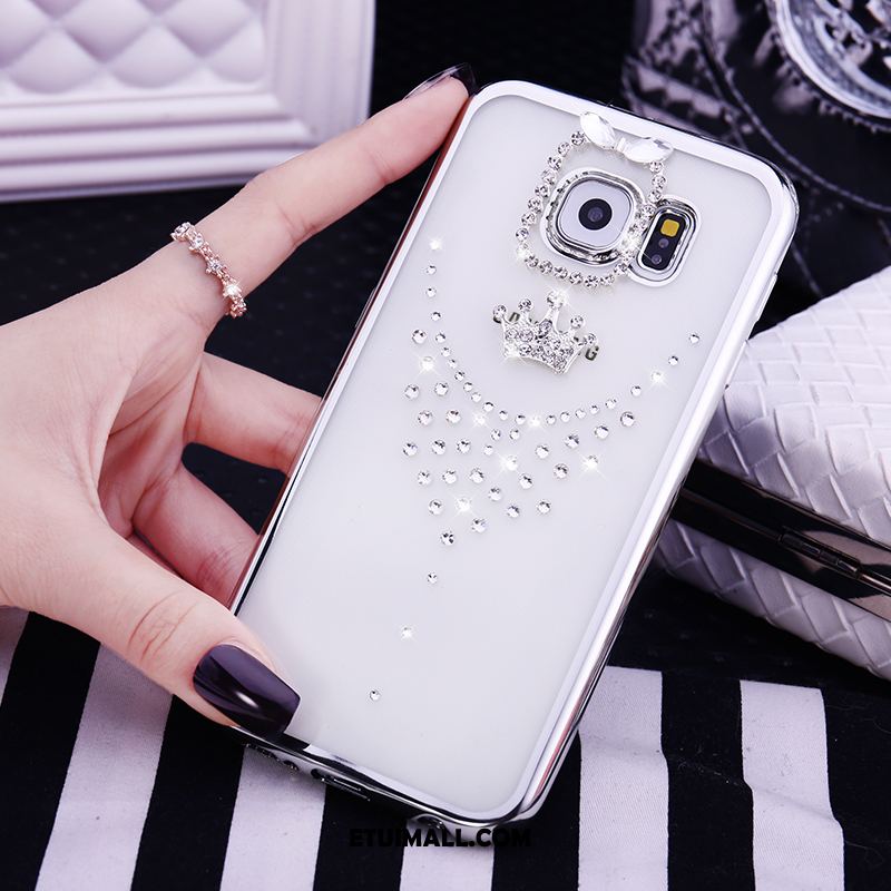 Etui Samsung Galaxy S6 Telefon Komórkowy Miękki Rhinestone Tendencja Silikonowe Obudowa Tanie