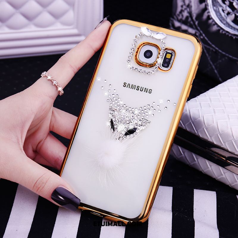 Etui Samsung Galaxy S6 Telefon Komórkowy Miękki Rhinestone Tendencja Silikonowe Obudowa Tanie