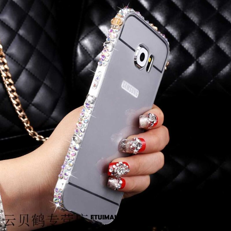 Etui Samsung Galaxy S6 Tendencja Rhinestone Granica Telefon Komórkowy Ochraniacz Futerał Sprzedam