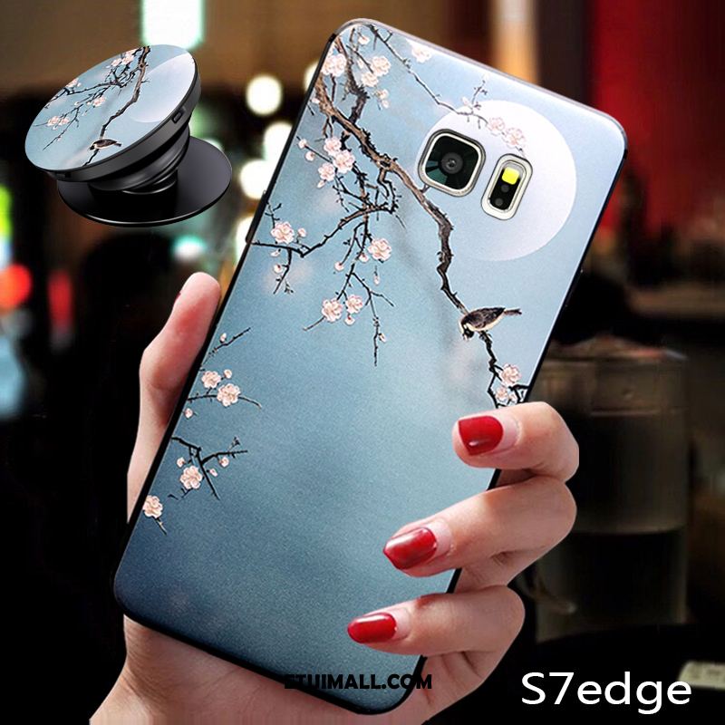 Etui Samsung Galaxy S7 Edge Anti-fall Silikonowe Ochraniacz Nubuku Telefon Komórkowy Pokrowce Na Sprzedaż