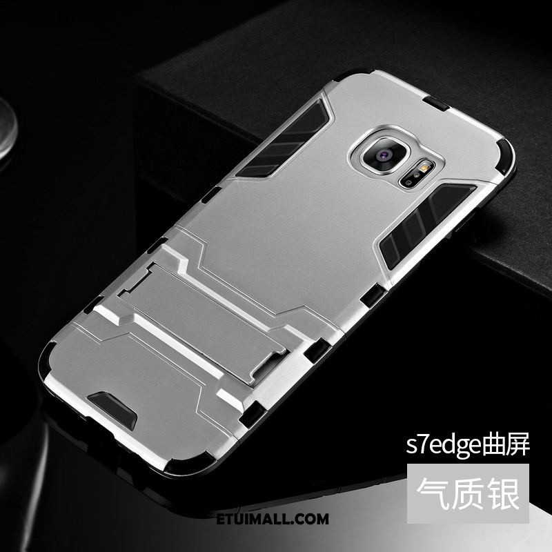 Etui Samsung Galaxy S7 Edge Filmy Eleganckie Trudno Ochraniacz Srebro Pokrowce Sklep