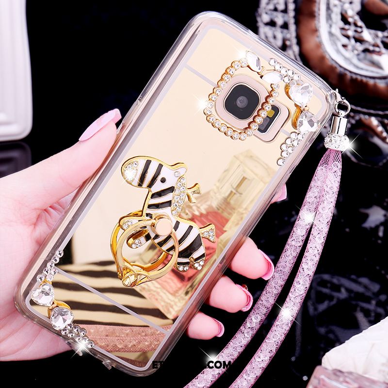 Etui Samsung Galaxy S7 Edge Gwiazda Motyl Rhinestone Telefon Komórkowy Różowe Futerał Kup