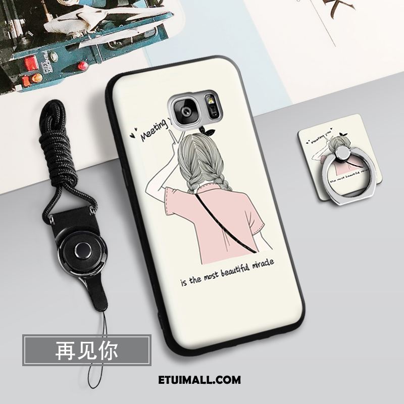 Etui Samsung Galaxy S7 Edge Kreatywne Ring Gwiazda Telefon Komórkowy Biały Obudowa Online