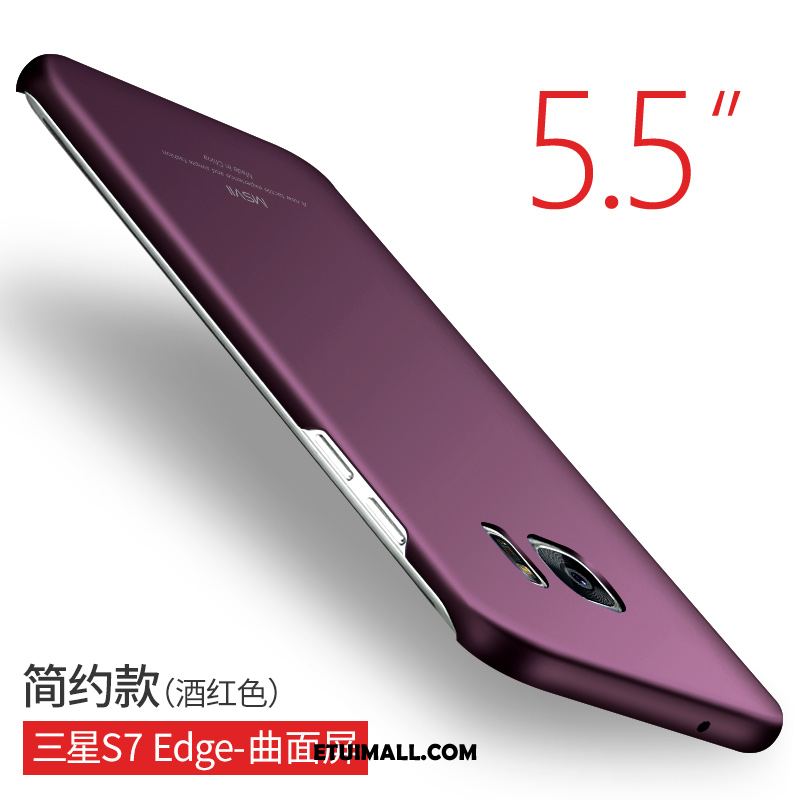 Etui Samsung Galaxy S7 Edge Nubuku Telefon Komórkowy Gwiazda Czerwony Ochraniacz Pokrowce Oferta