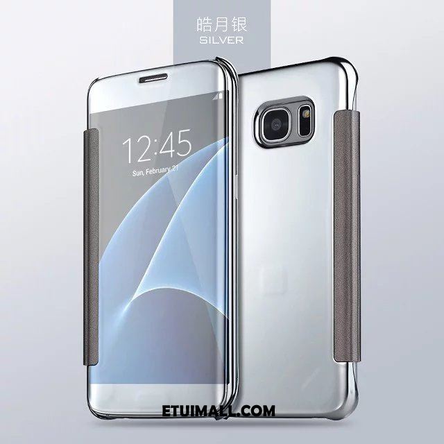 Etui Samsung Galaxy S7 Edge Skórzany Futerał Lustro Nowy Ochraniacz Klapa Pokrowce Tanie