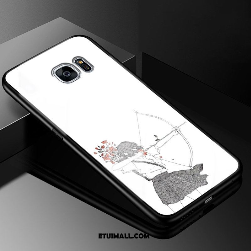 Etui Samsung Galaxy S7 Edge Szkło Miękki Silikonowe Telefon Komórkowy Zakochani Futerał Na Sprzedaż