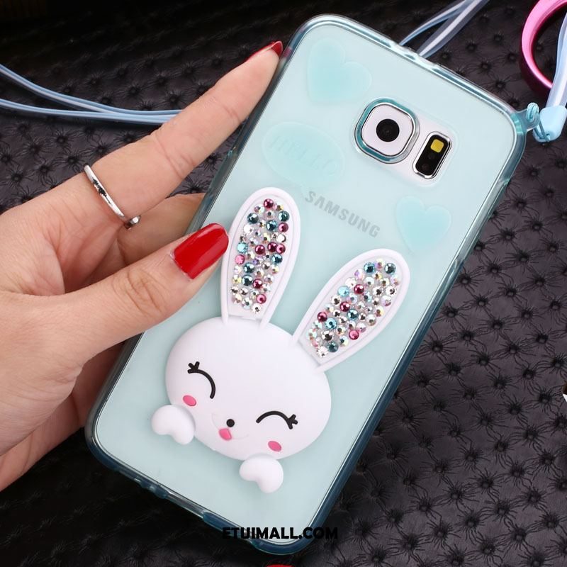 Etui Samsung Galaxy S7 Edge Telefon Komórkowy Rhinestone Zielony Wiszące Ozdoby Gwiazda Futerał Sprzedam