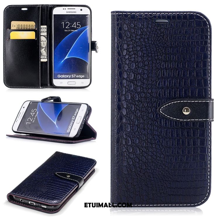 Etui Samsung Galaxy S7 Edge Wspornik Czarny Anti-fall Gwiazda Ochraniacz Futerał Sklep