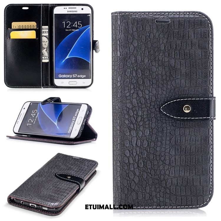 Etui Samsung Galaxy S7 Edge Wspornik Czarny Anti-fall Gwiazda Ochraniacz Futerał Sklep