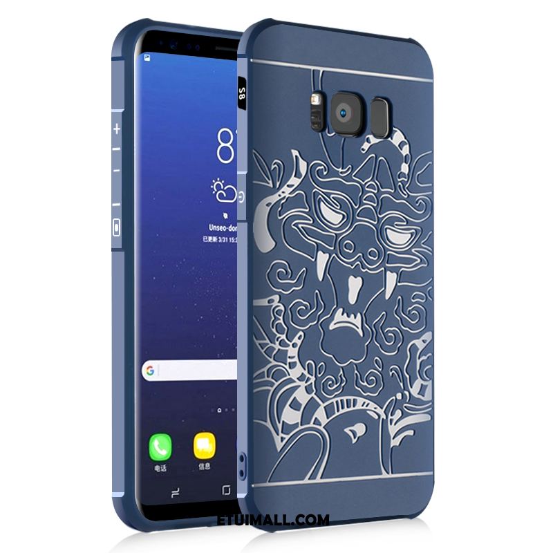 Etui Samsung Galaxy S8 Niebieski Silikonowe Ochraniacz Anti-fall Telefon Komórkowy Futerał Kup