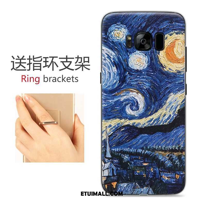 Etui Samsung Galaxy S8 Ochraniacz Tendencja Relief Niebieski Gwiazda Pokrowce Sprzedam