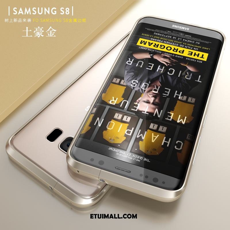 Etui Samsung Galaxy S8 Telefon Komórkowy Cienkie Anti-fall Granica Różowe Złoto Obudowa Kup