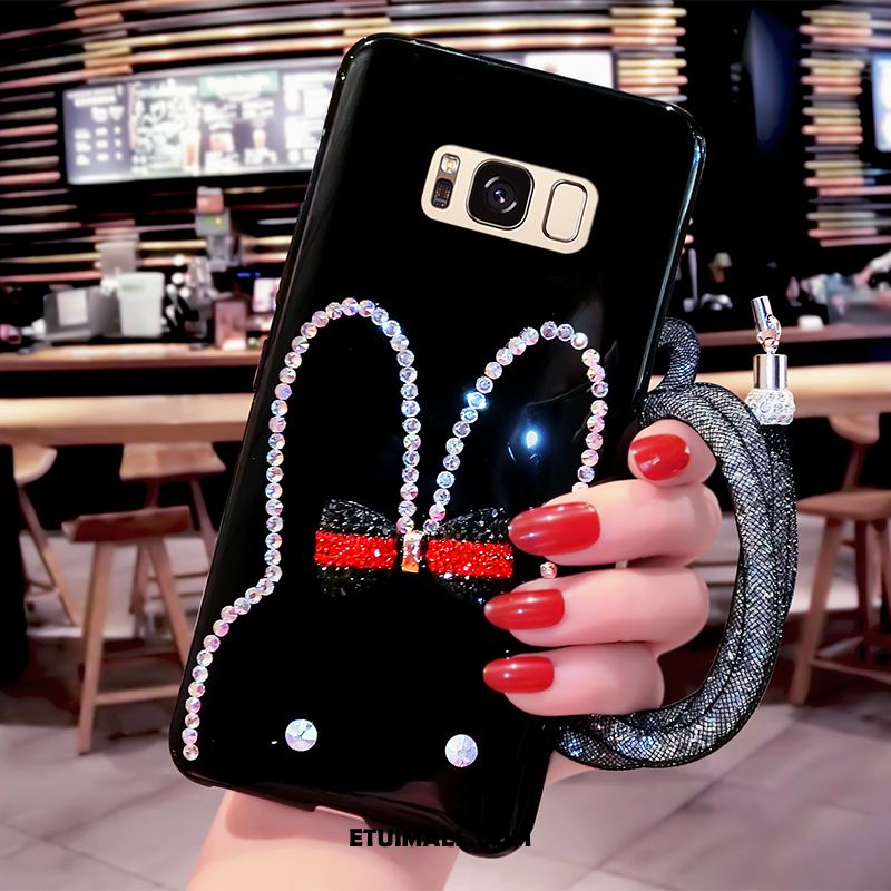 Etui Samsung Galaxy S8 Telefon Komórkowy Różowe Gwiazda Rhinestone Silikonowe Obudowa Tanie