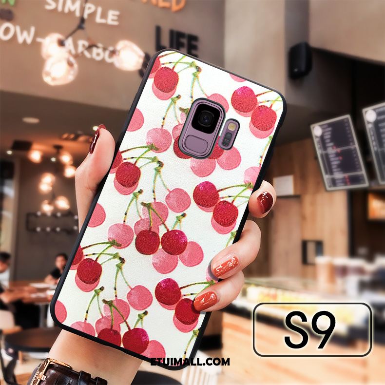Etui Samsung Galaxy S9 Gwiazda Telefon Komórkowy Miękki Owoce Różowe Pokrowce Sklep