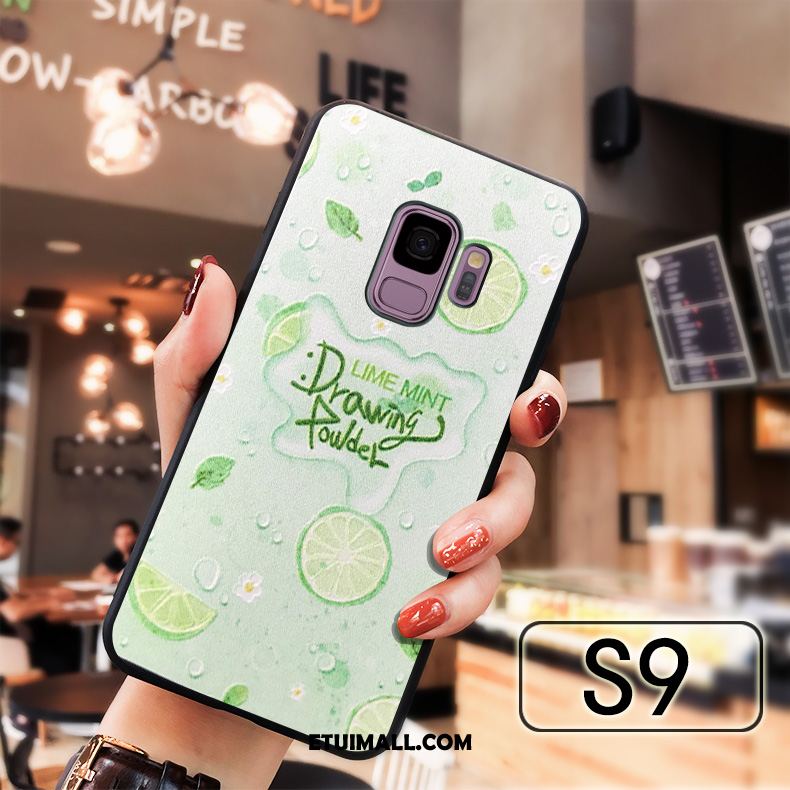 Etui Samsung Galaxy S9 Gwiazda Telefon Komórkowy Miękki Owoce Różowe Pokrowce Sklep