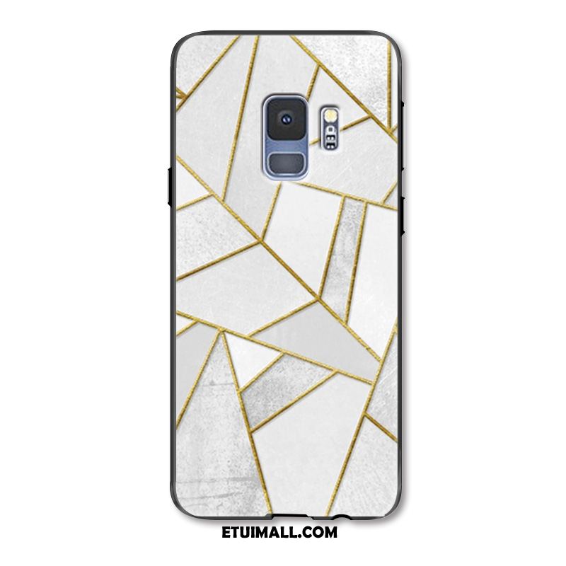 Etui Samsung Galaxy S9 Ochraniacz Relief Nowy Biały Geometria Obudowa Kup