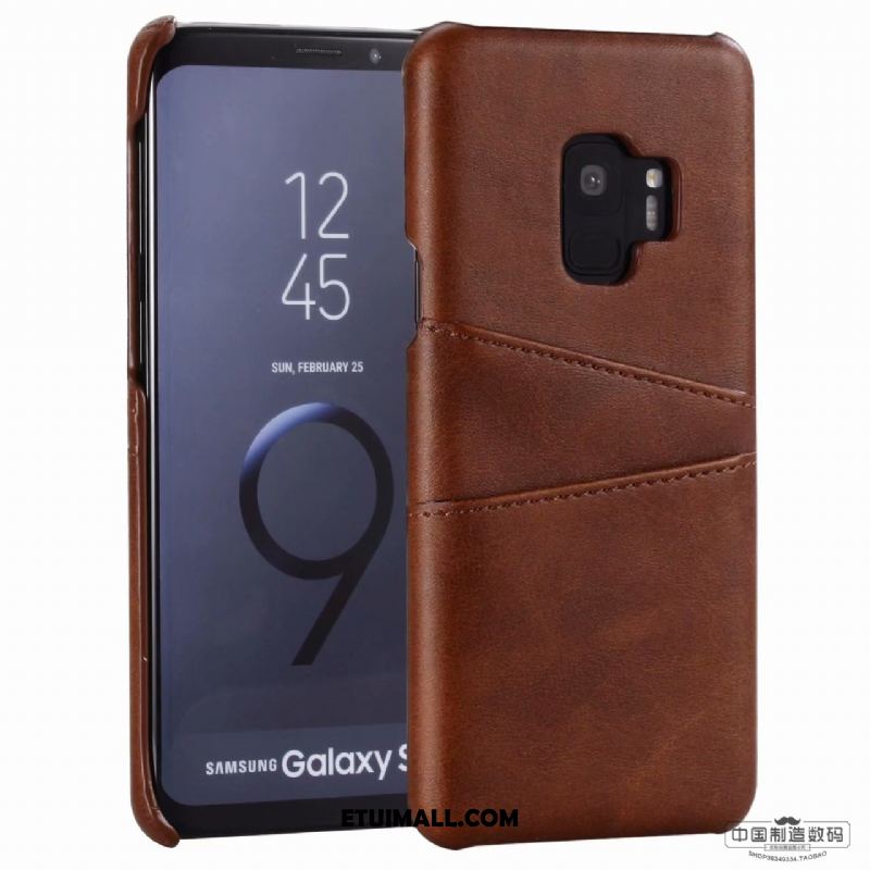 Etui Samsung Galaxy S9 Telefon Komórkowy Prawdziwa Skóra Skórzany Futerał Gwiazda Ochraniacz Futerał Tanie