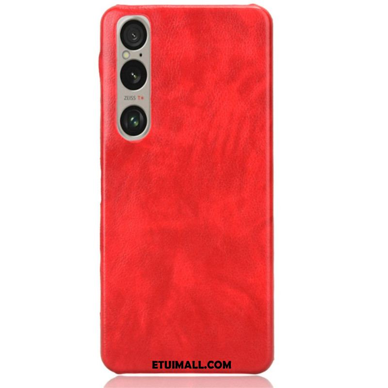 Etui Sony Xperia 1 Vi Efekt Skóry Liczi Etui Ochronne