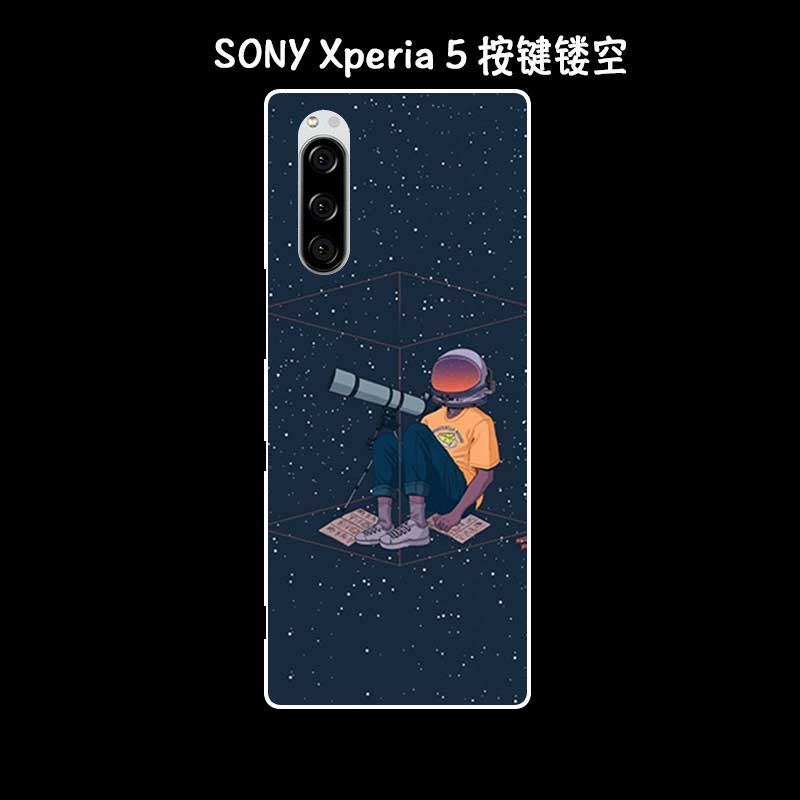 Etui Sony Xperia 5 Vintage Sztuka Ochraniacz Telefon Komórkowy Silikonowe Obudowa Tanie