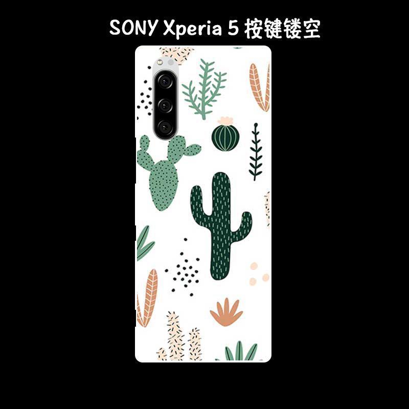 Etui Sony Xperia 5 Vintage Sztuka Ochraniacz Telefon Komórkowy Silikonowe Obudowa Tanie