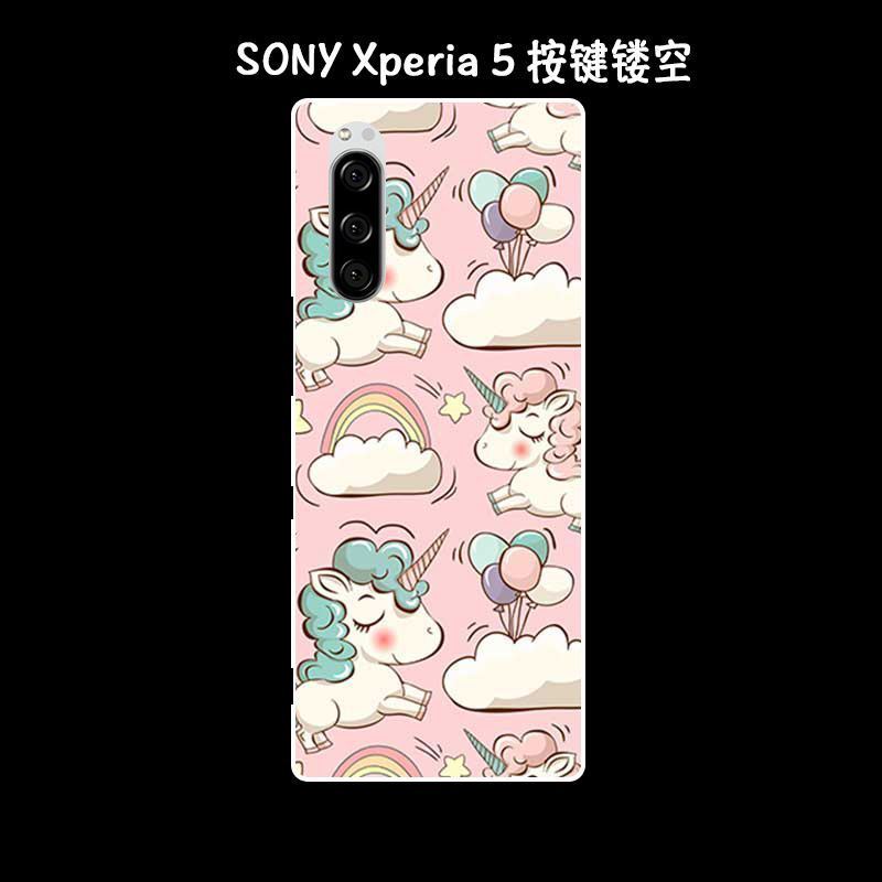 Etui Sony Xperia 5 Vintage Sztuka Ochraniacz Telefon Komórkowy Silikonowe Obudowa Tanie