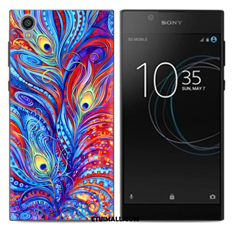 Etui Sony Xperia L1 Kreskówka Tendencja Kreatywne Niebieski Telefon Komórkowy Futerał Kup