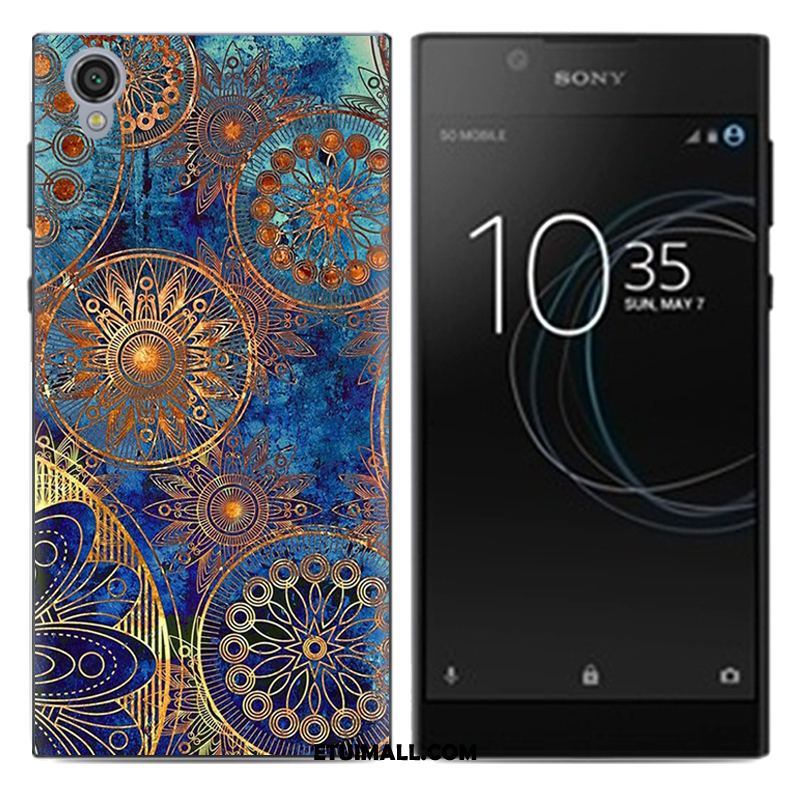 Etui Sony Xperia L1 Kreskówka Tendencja Kreatywne Niebieski Telefon Komórkowy Futerał Kup