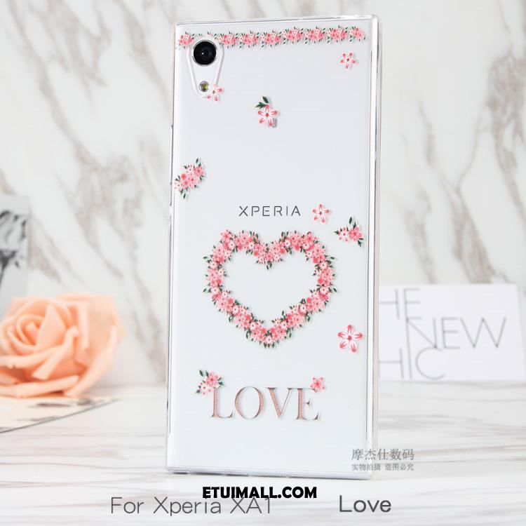 Etui Sony Xperia Xa1 Miękki Kolor Ochraniacz Biały Telefon Komórkowy Obudowa Tanie