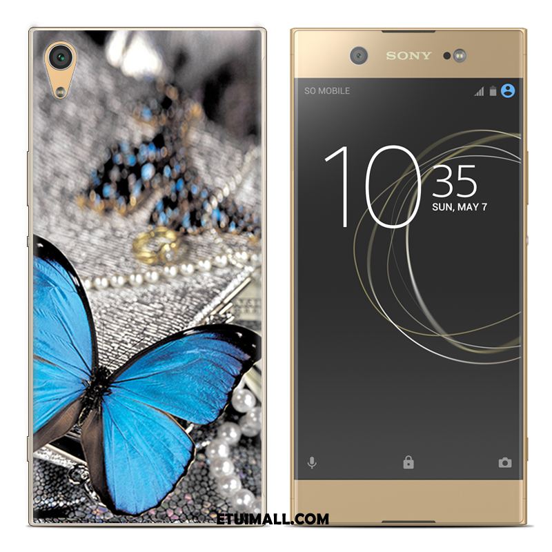 Etui Sony Xperia Xa1 Plus Niebieski Telefon Komórkowy Silikonowe Kolor Kreatywne Obudowa Tanie